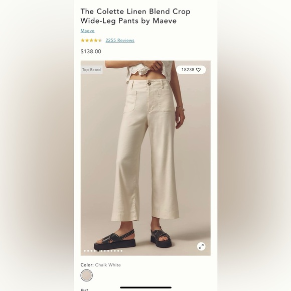 Maeve Pants - Maeve Off-White Trousers with Yellow Stitching